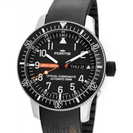 FORTIS B-42 OFFICIAL COSMONAUTS DAY/DATE TITANIUM