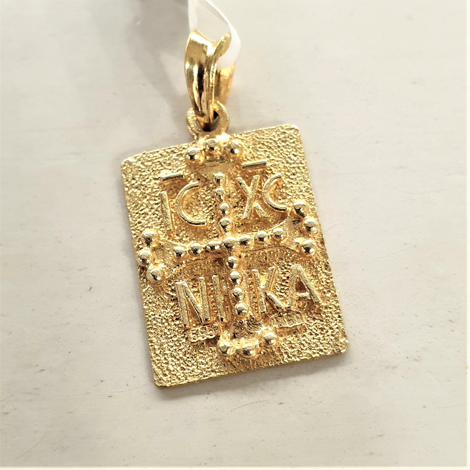 GOLD BYZANTINE PENDANT Κ14