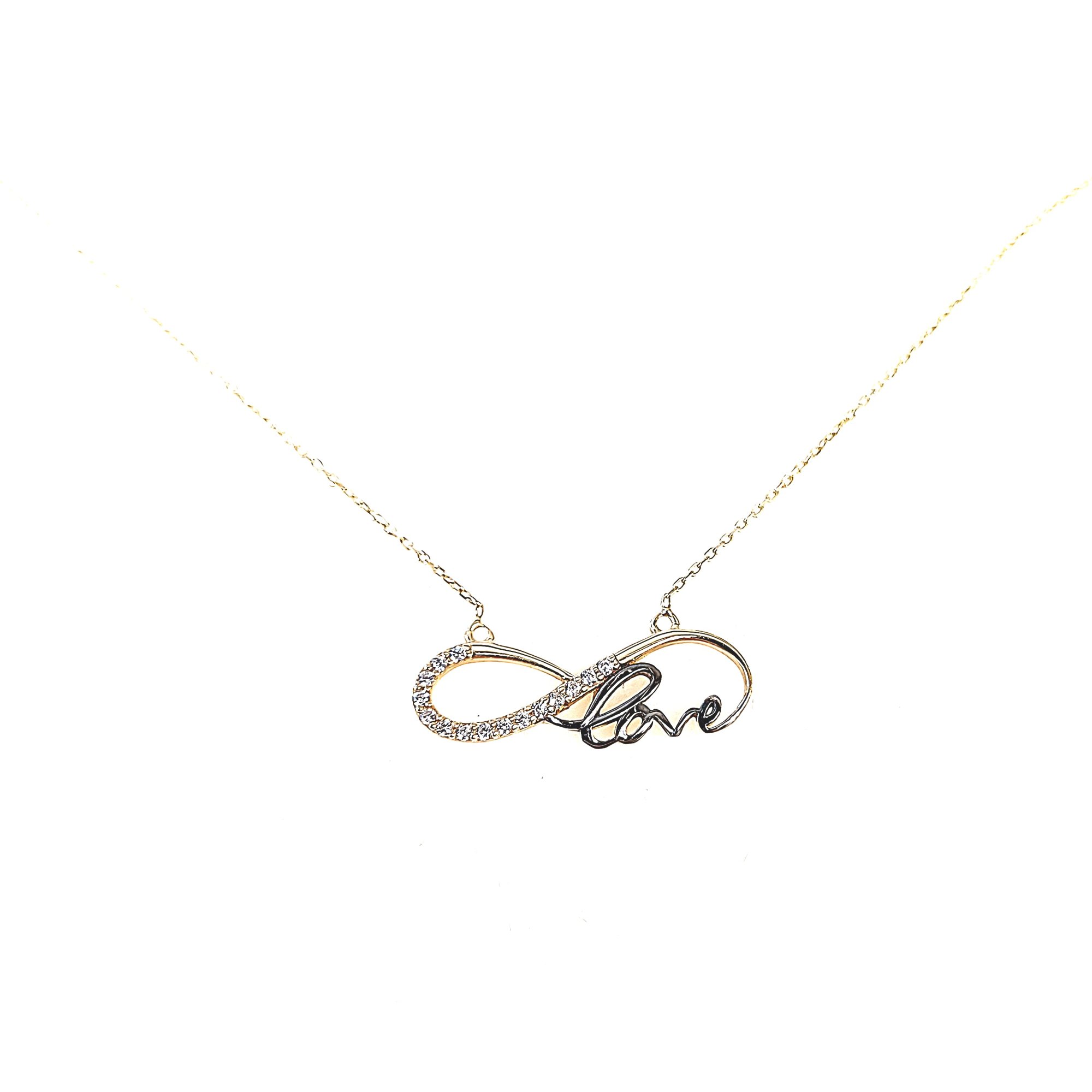 NECKLACE INFINITY YELLOW GOLD K14