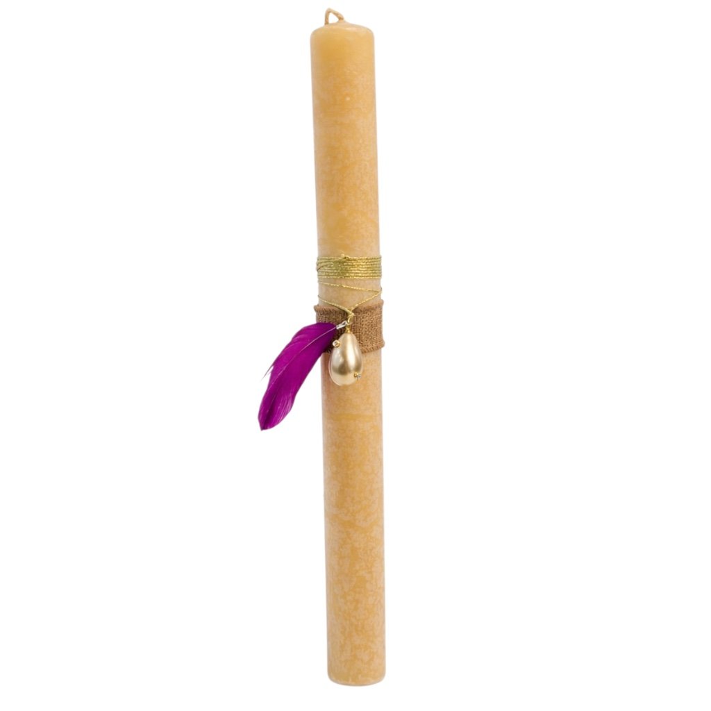 EASTER CANDLE WITH EGG JEWELLERY