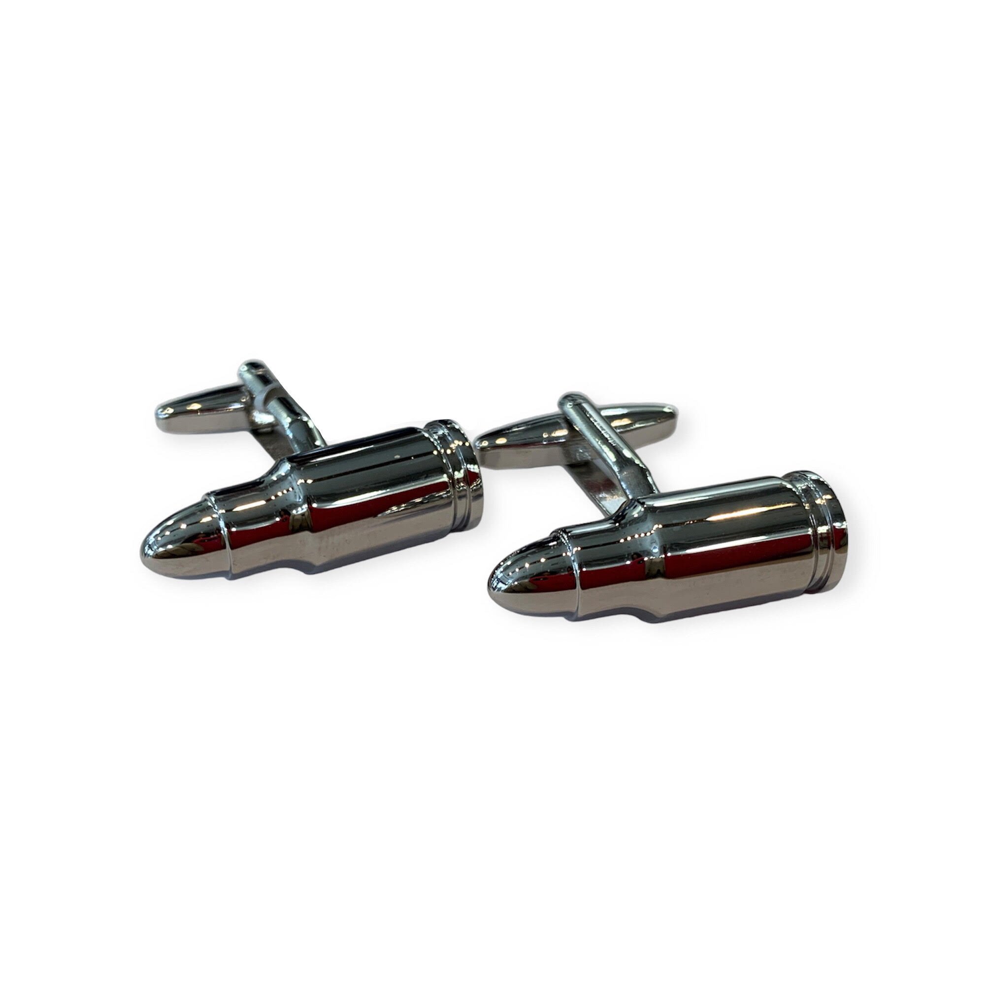 "BULLETS" CUFFLINKS STEEL