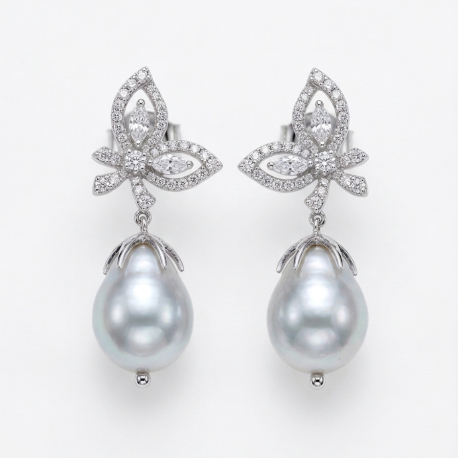 SILVER 925 BUTTERFLY PEARL
