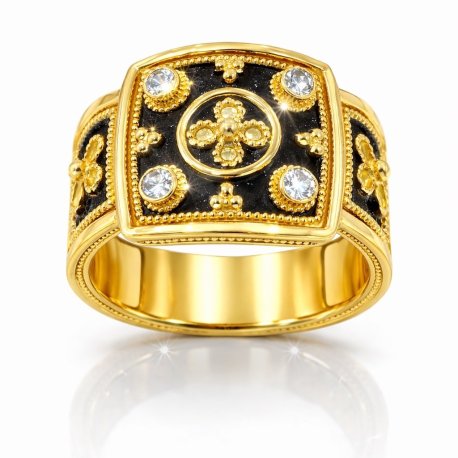 BYZANTINE RING K18