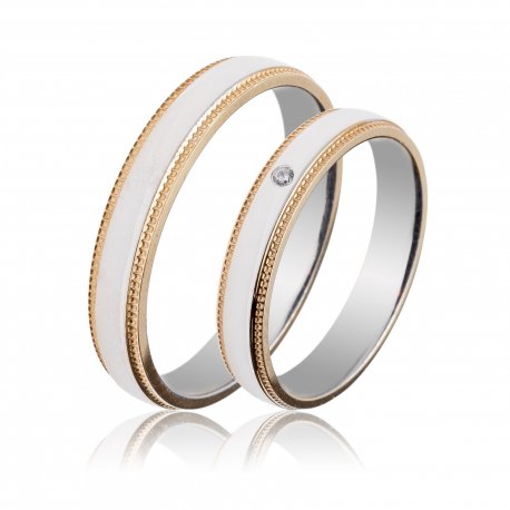 TWO TONE WEDDING RINGS