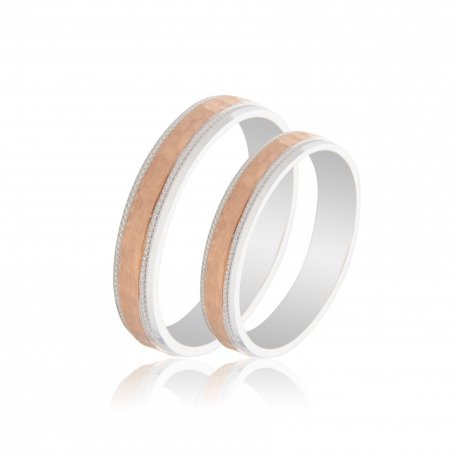 TWO TONE WEDDING RINGS