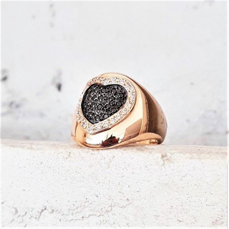 ΚΑΡΔΙΑ ΔΑΧΤΥΛΙΔΙ PINK GOLD