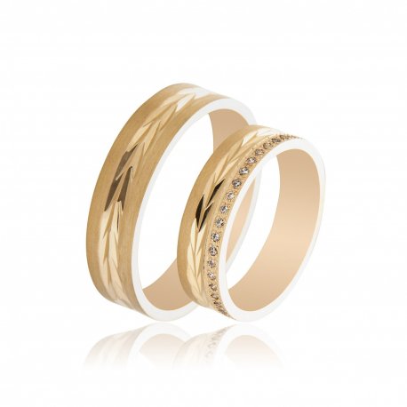 YELLOW GOLD WEDDING RINGS