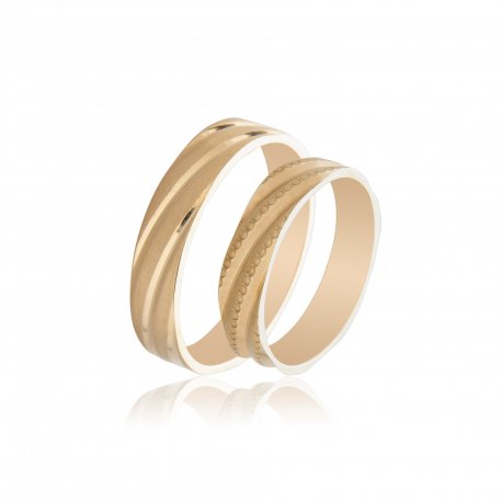 YELLOW GOLD WEDDING RINGS