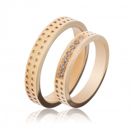 YELLOW GOLD WEDDING RINGS