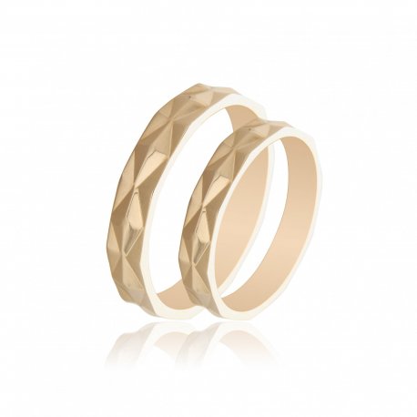 YELLOW GOLD WEDDING RINGS