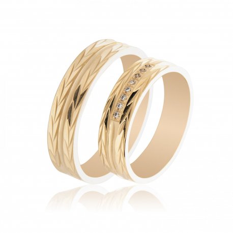 YELLOW GOLD WEDDING RINGS