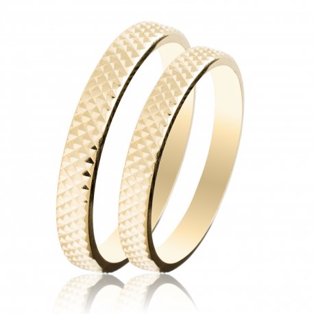 YELLOW GOLD WEDDING RINGS