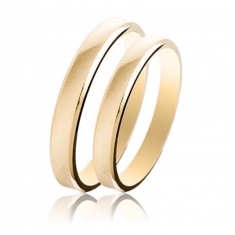 YELLOW GOLD WEDDING RINGS