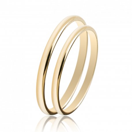 YELLOW GOLD WEDDING RINGS