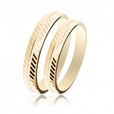 YELLOW GOLD WEDDING RINGS