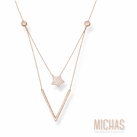 NECKLACE K14 ROSE GOLD V