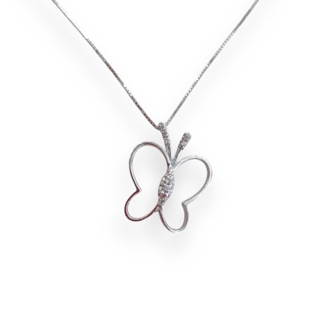 NECKLACE K18 BUTTERFLY
