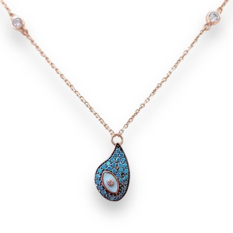 NECKLACE  PINK GOLD K14