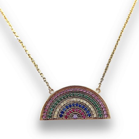 NECKLACE  RAINBOW YELLOW GOLD K14