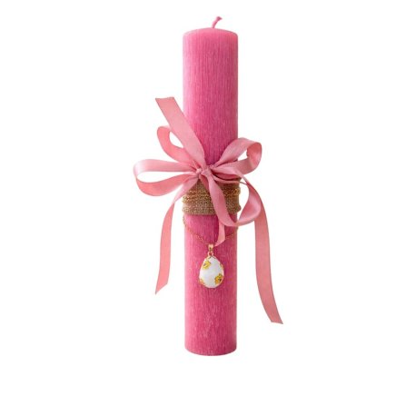 EASTER CANDLE WITH EGG JEWELLERY