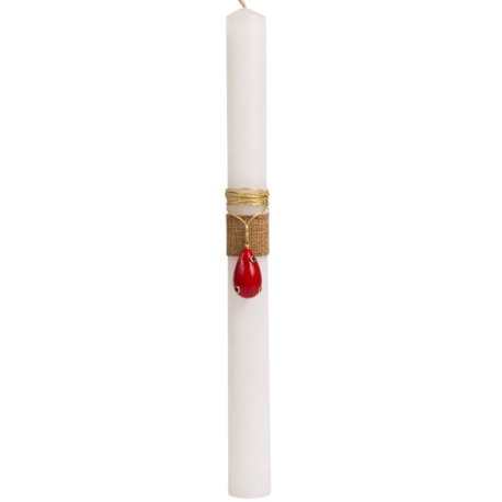EASTER CANDLE WITH EGG JEWELLERY