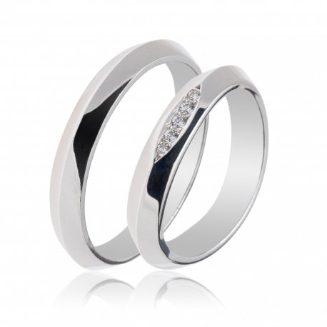 WHITE GOLD WEDDING RINGS