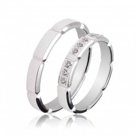 WHITE GOLD WEDDING RINGS