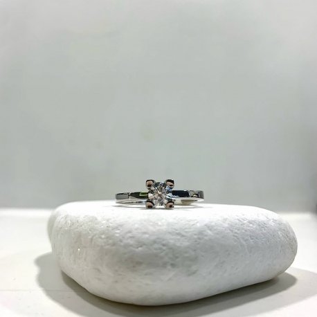 WEDDING RING WITH DIAMOND K18
