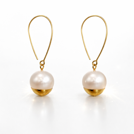 ΣΚΟΥΛΑΡΙΚΙΑ ΧΡΥΣΑ ΜΕ ΜΑΡΓΑΡΙΤΑΡΙΑ 14Κ