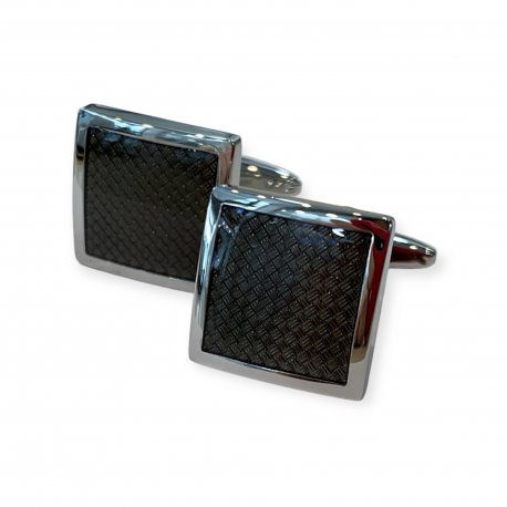 SQUARE CUFFLINKS STEEL